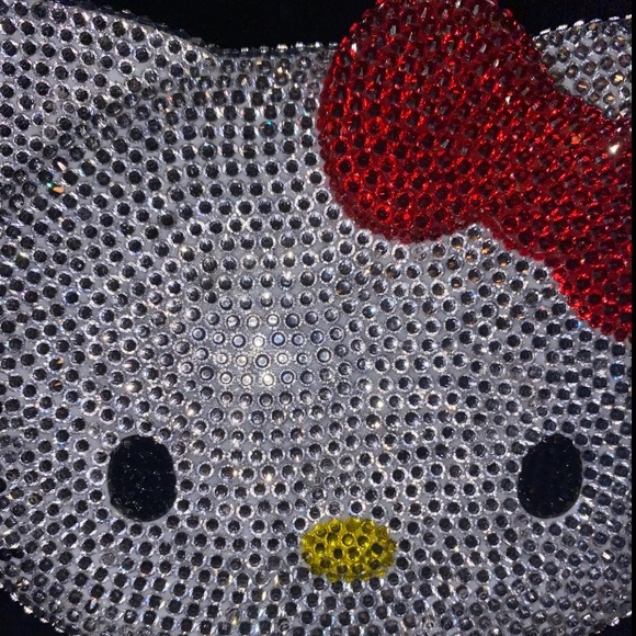 HELLO KITTY BLING HANDHELD MIRROR - Picture 6 of 7